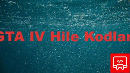 GTA IV Hile Kodları