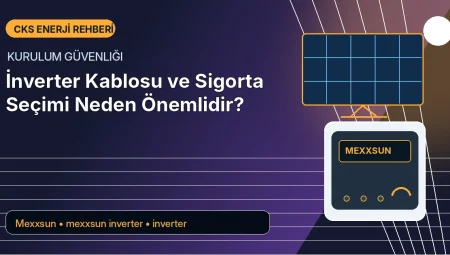 İnverter Kablosu ve Sigorta Seçimi Neden Önemlidir?