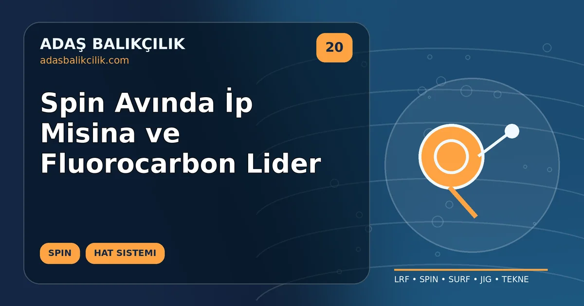 Spin Avında İp Misina ve Fluorocarbon Lider